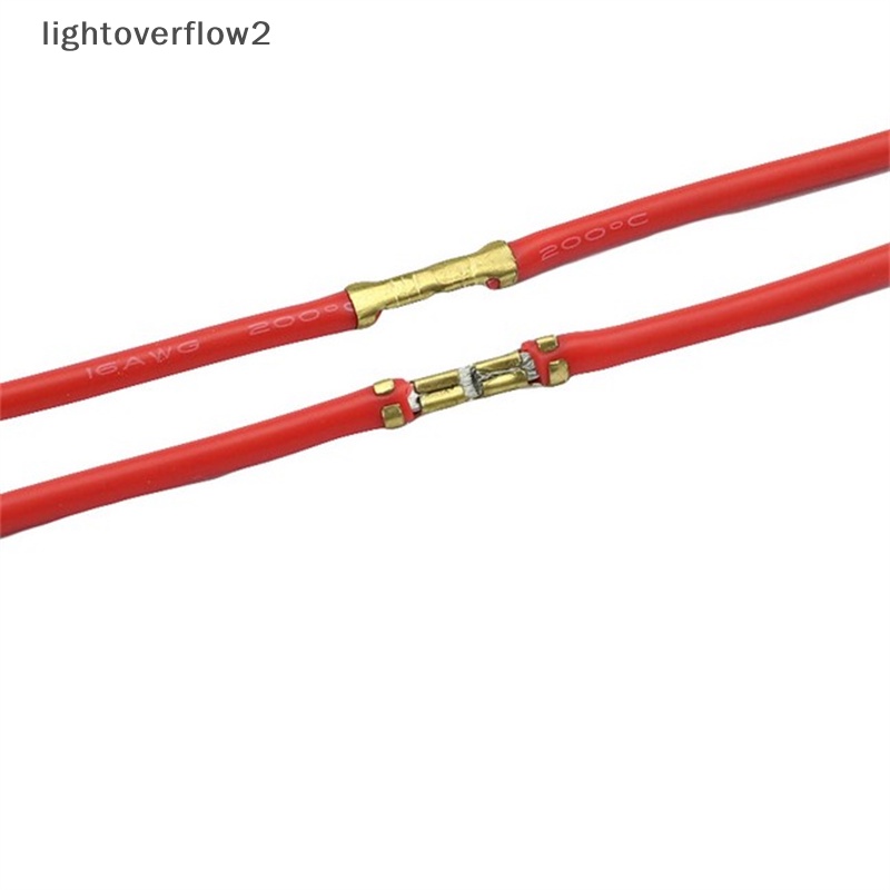 [lightoverflow2] Terminal Konektor Spade Wanita Uninsulated Terminal Crimp Kabel Listrik [ID]