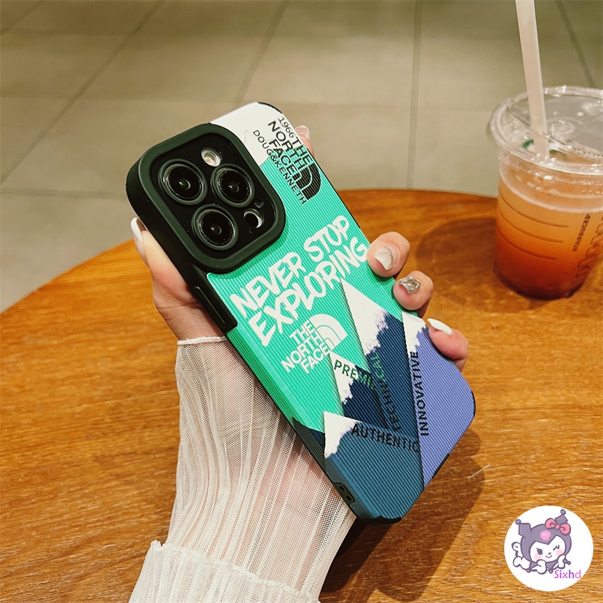 IPHONE Kompatibel Untuk Iphone14 13 12 11 Pro Max SE 2020 X Xr Xs Max8 7 Plus Fashion Snowy Peak Mountain Shockproof Protection Phone Case Soft Silicon Cover XJJJJ