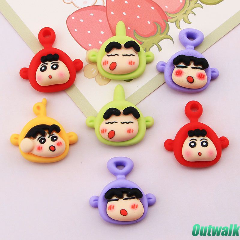Aksesori Bayi Diy Antena Chin-chan Crayon Hiasan Cangkir Casing Ponsel Aksesori Klip Rambut Buatan Rumah untuk Hadiah Anak-anak Teman