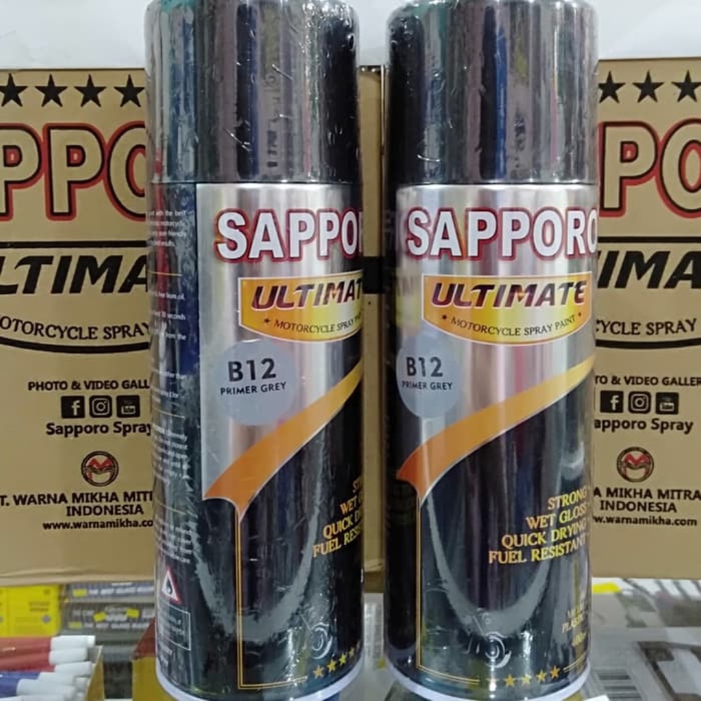 

SAPPORO Ultimate Primer Colours Series B12 S36 Cat Semprot Spray