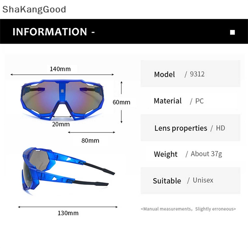 Skid Pria Sepeda Kacamata Lensa Polarized Bersepeda Kacamata Olahraga Eyewear SKK