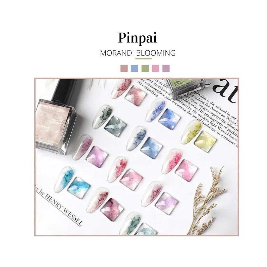 Pinpai Morandi Blooming ink / Gel polish blossom / Marble ink / Blooming gel BY PINPAI