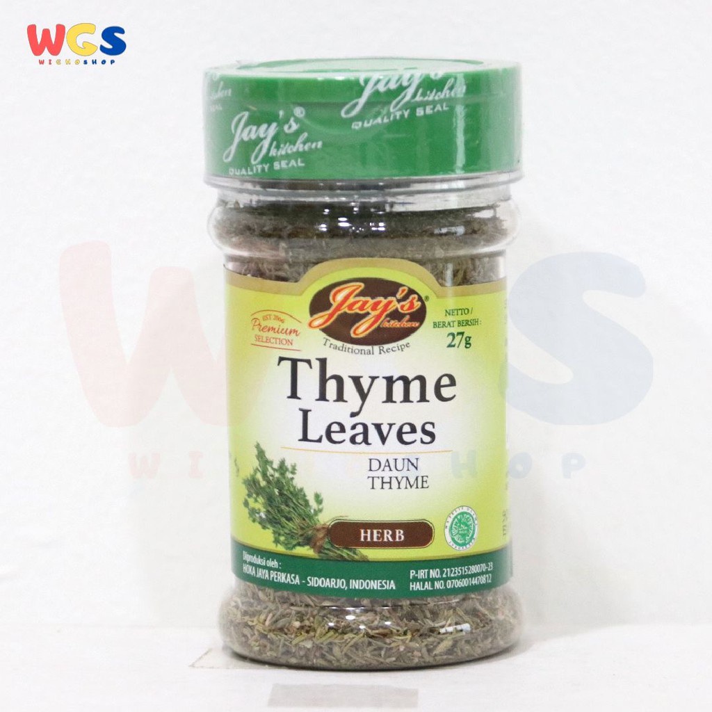 Jay's Kitchen Jays Thyme Leaves 27g - Daun Thyme Herbal