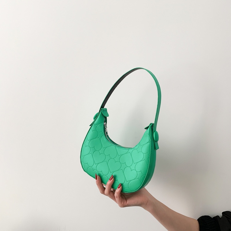 Tas wanita import berkualitas harga grosir bisa cod Net merah warna solid gaya asing portabel satu bahu tas ketiak 2023 tekstur kasual musim semi baru fashion tas wanita kasual