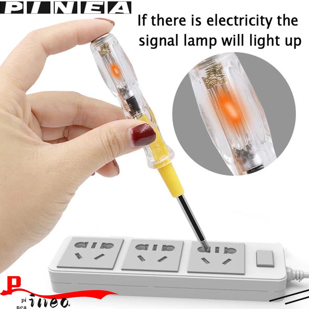 Nanas 5pcs Pena Detektor Tegangan Listrik Portable Test Pensil Alat Tukang Listrik Induksi Cerdas