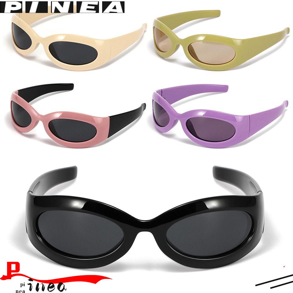 Nanas Kacamata Hitam Wanita Vintage UV400 Eyewear Sports Goggle
