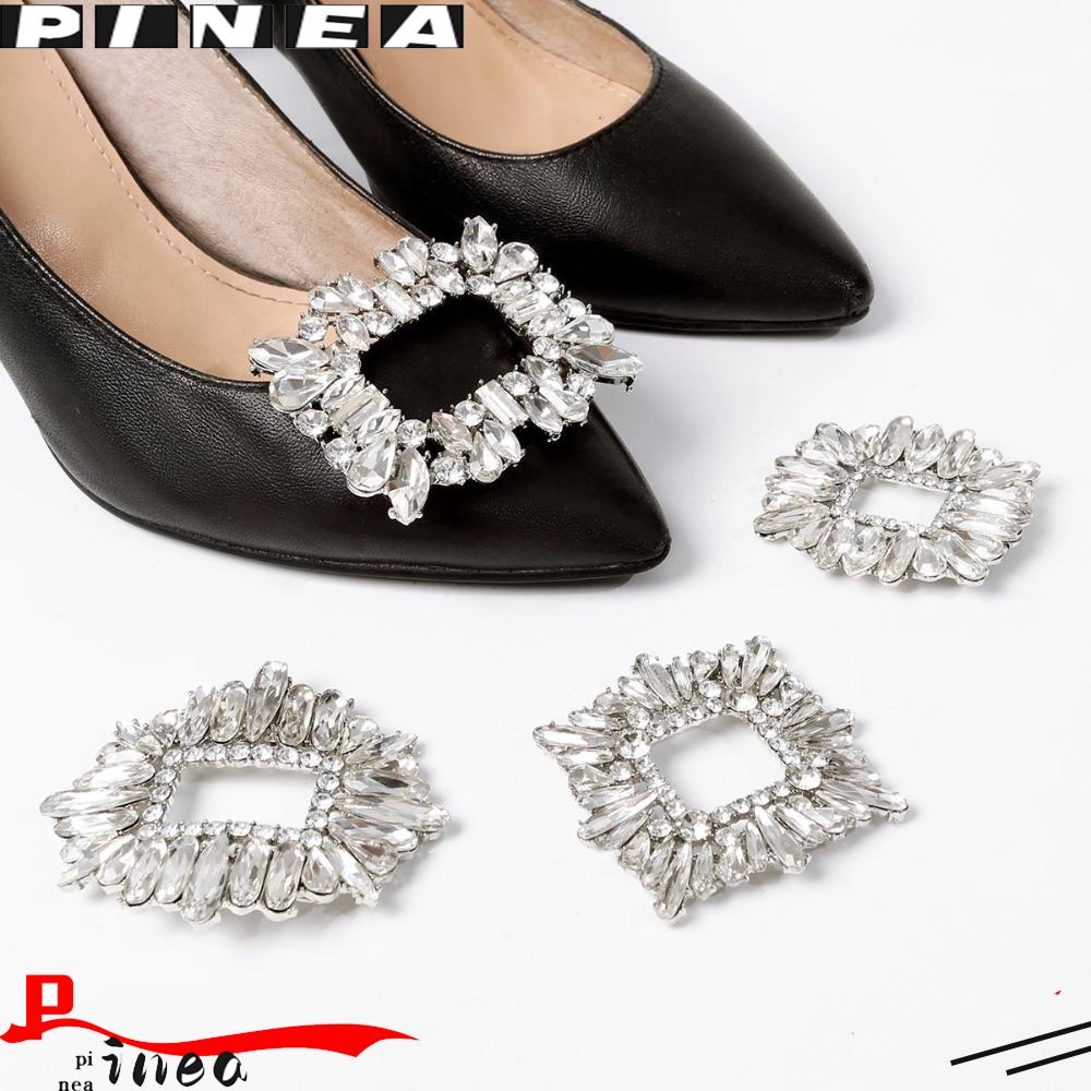 1Pc Women Shoe Clip Wedding Shoes High Heel Buckle  Shiny Rhinestone for Bride Decoration