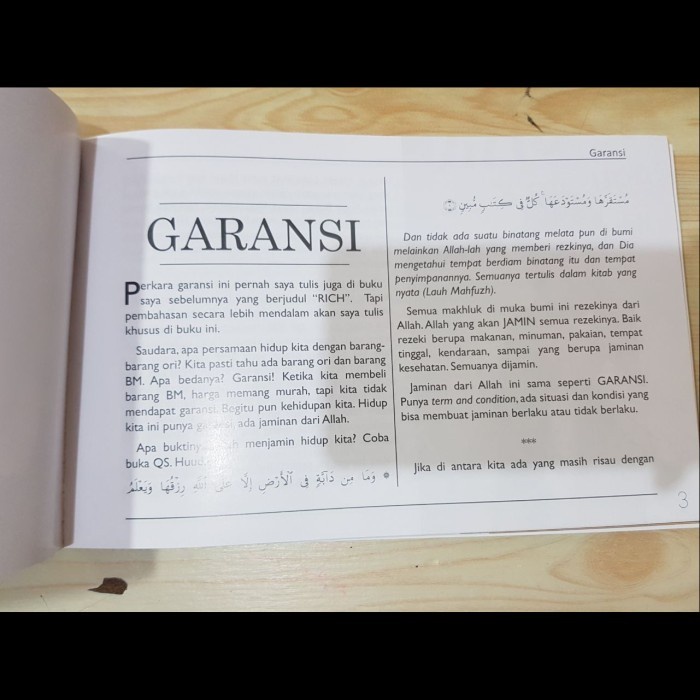 Buku JAMINAN Ust Yusuf Mansur