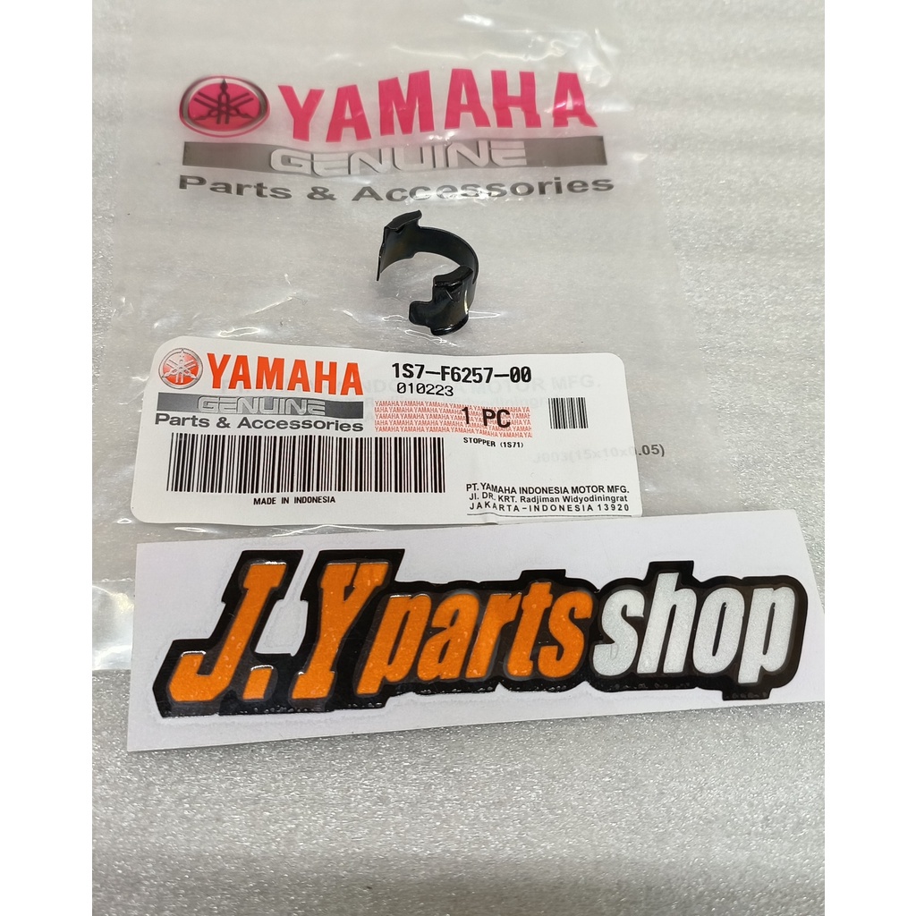 STOPPER KLEM KLEMAN AS JALU BANDUL STANG JUPITER MX 135 R15 V2 V3 MT15 XSR XABRE R25 NMAX LAMA ORIGINAL YGP 1S7-F6257-00