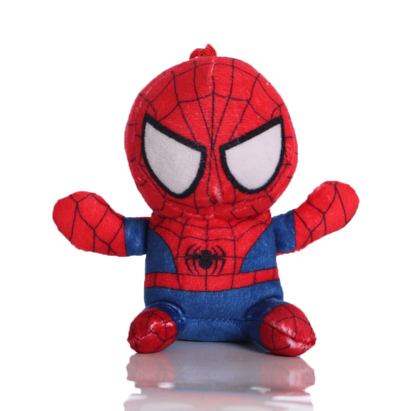 Film Marvel's The Avengers Mainan Mewah Captain America Iron Man Spider Man DC Batman Superman Boneka Mainan Lembut Untuk Anak Hadiah