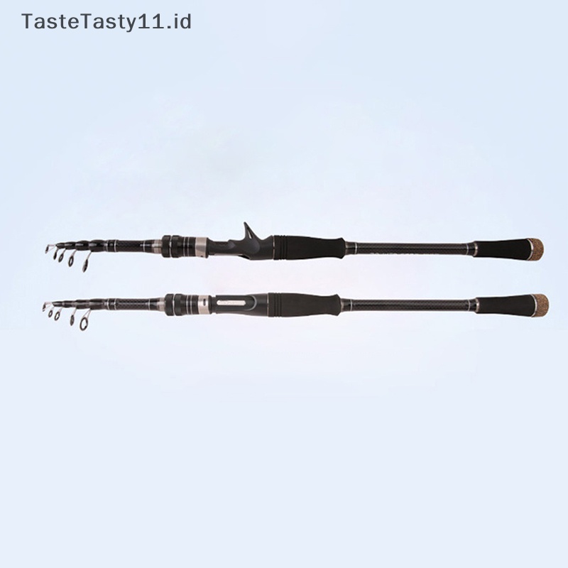 Tastetasty2023new 1.8m 2.1m 2.4m 2.7m Carbon Telescopic Carbon Joran Pancing M Power Ultralight Travel Casg Spinning Rod.