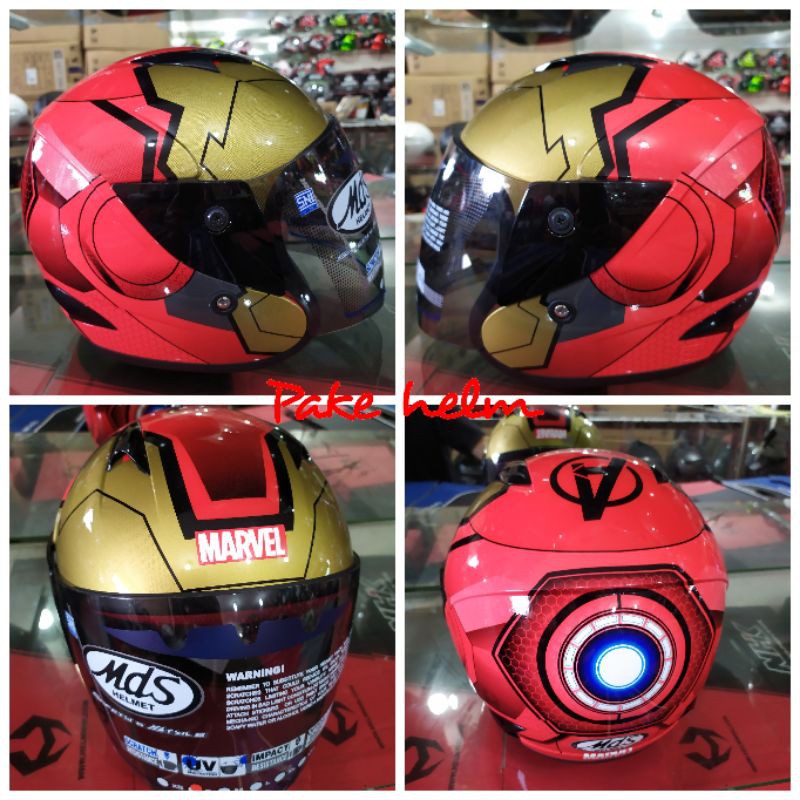 GROSIR HELM ANAK MDS IRON MAN LAKI LAKI COD