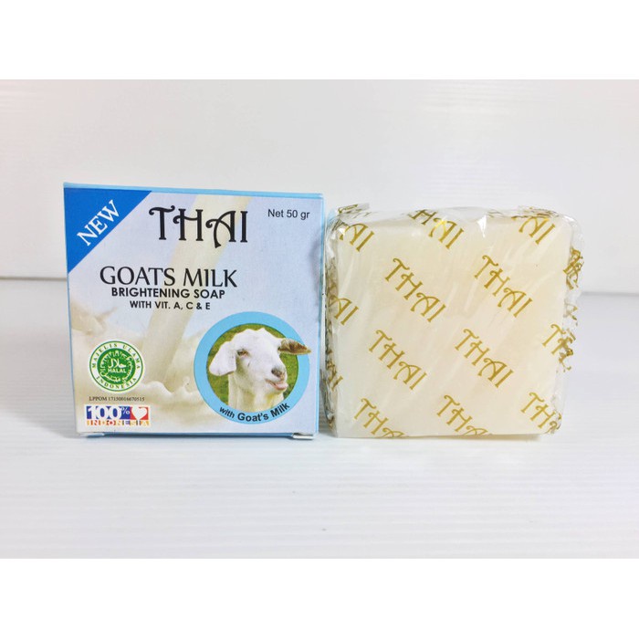 THAI Goats Milk Soap 50gr - sabun thai withening