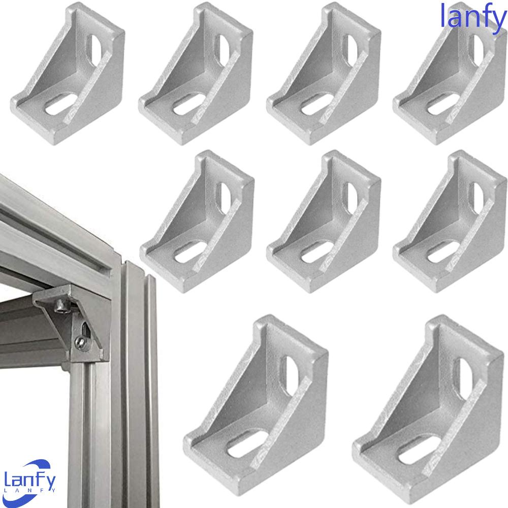 Lanfy Bracket Sudut 2020seri Extrusion Untuk Router CNC Profil Aluminium Pasang Pas Proyek Robotika Aksesoris Konektor Aluminium