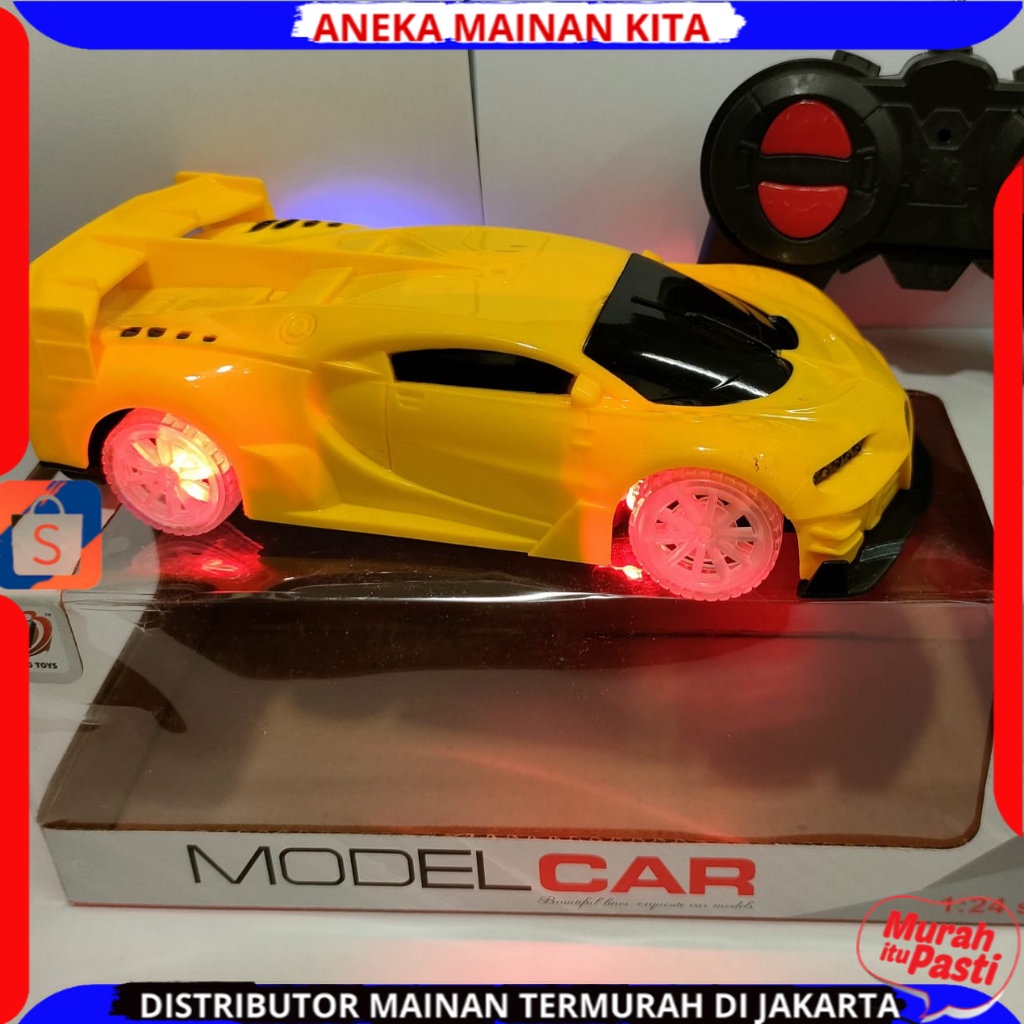 Promo Mainan Mobil Lampu Mclaren Mobil Remote Control Mobil Remot Kontrol Sedan RC Disco New Mainan Anak Remote Control