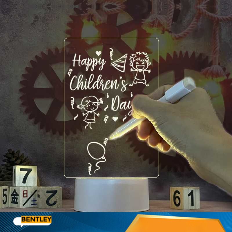 

Lampu Memo Board Hias Akrilik LED Papan Tulis