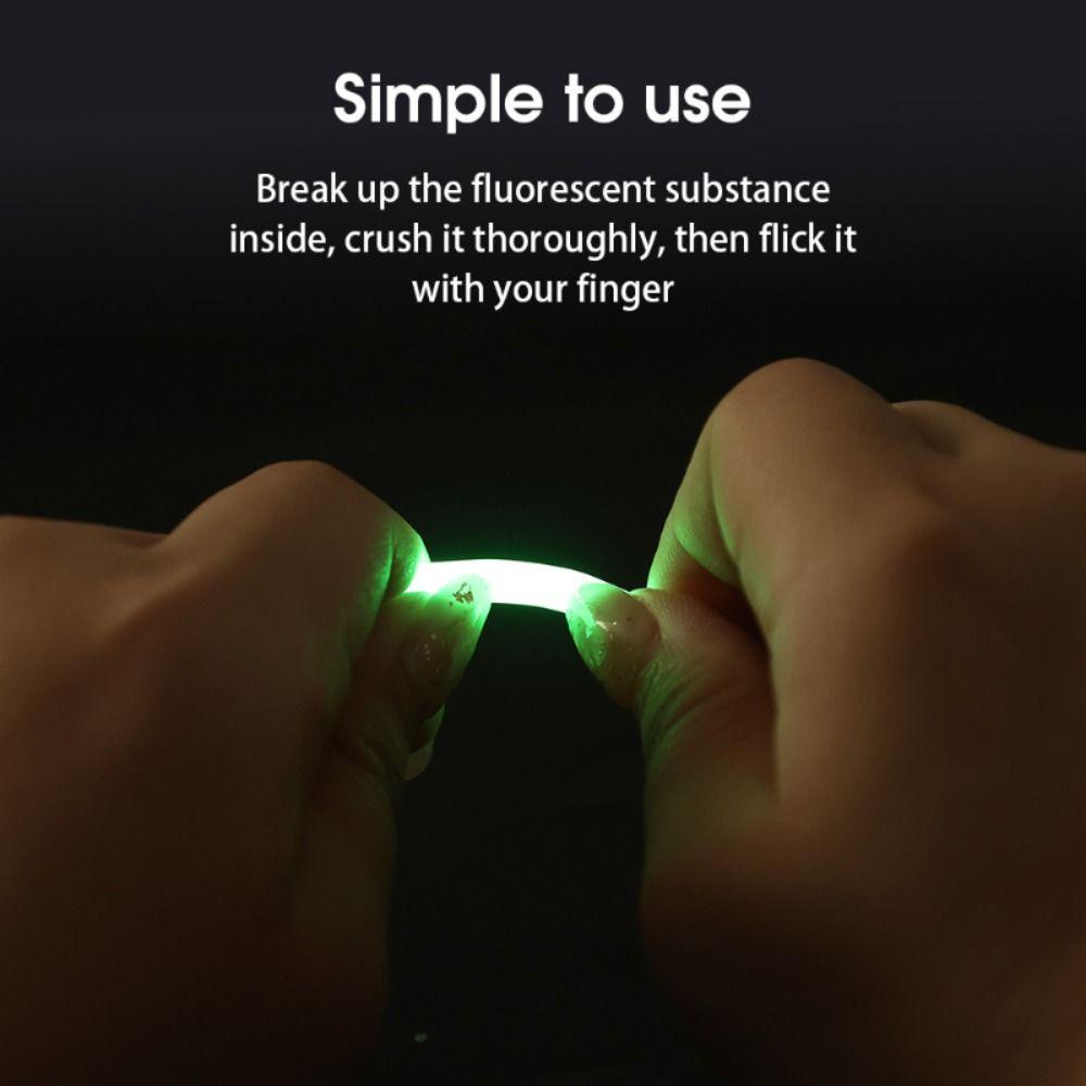 Lanfy Fishing Glow Stick Lampu Malam 20PCS Fish Tackle Fluorescent Luminous Clip On Tongkat Pancing Lightstick