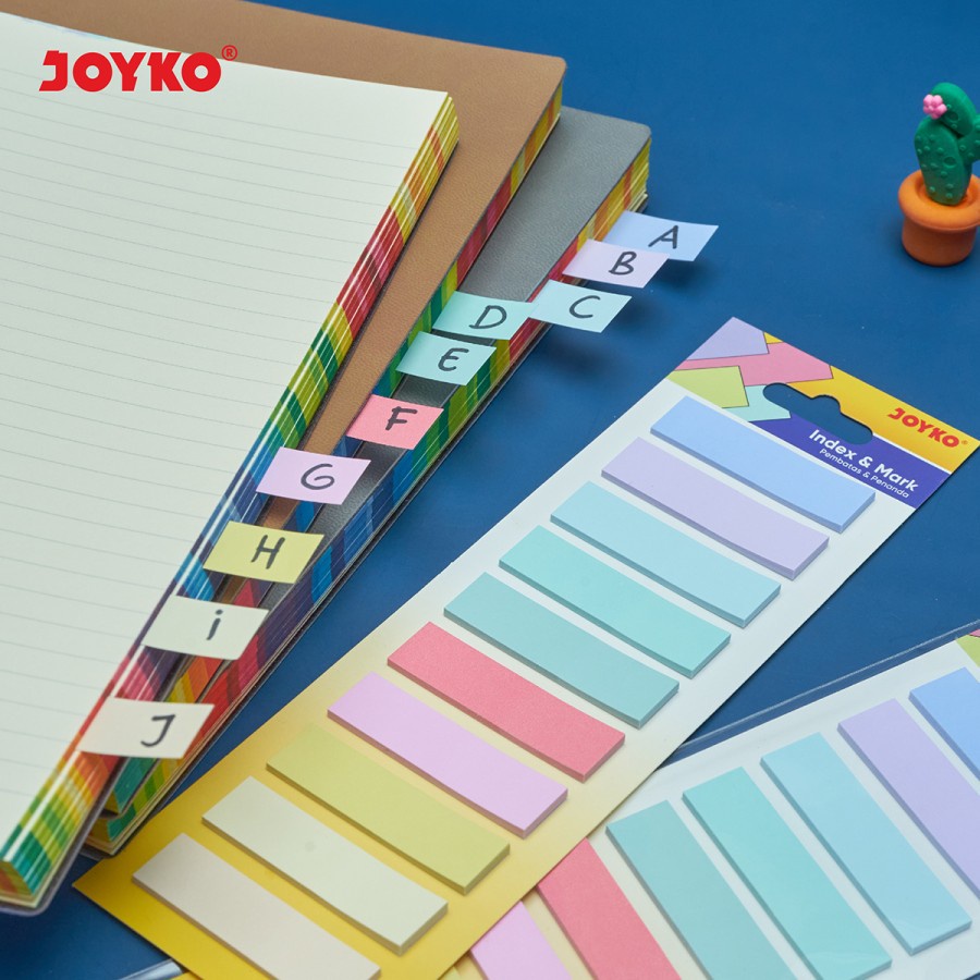 

JOYKO Index Mark IM-65 Paper Material | Memo Stick Bahan Kertas | Penanda Buku | Pembatas Kertas | Memo Tempel
