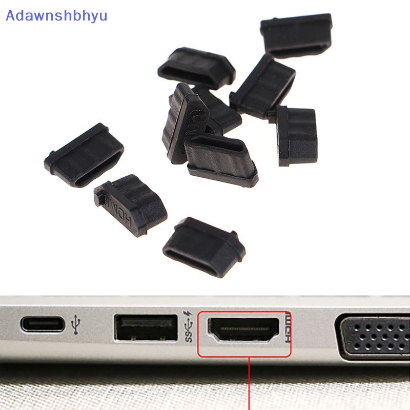 Adhyu 10pcs Cover Pelindung Penutup Karet Tutup Debu Untuk HDMI Female Dust Plug ID