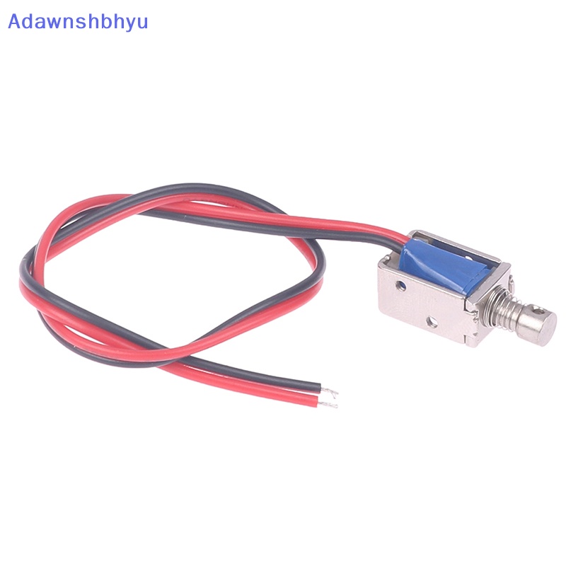 Adhyu DC3V 10mm * 11mm Micro mini Block solenoid Electro Melalui push-pull solenoid Stroke 4mm ID