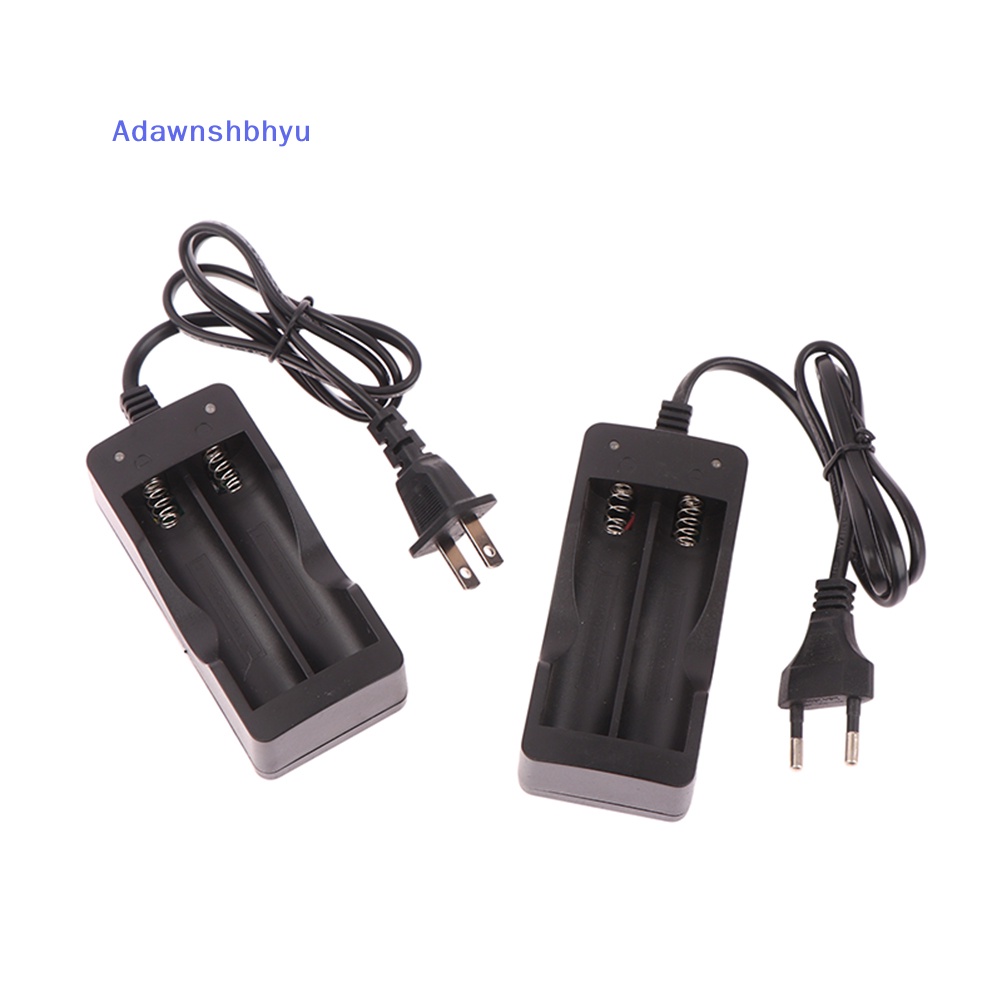 Adhyu 1Pc 2slot 18650 Charger Lithium Li-ion Rechargeable Charger ID