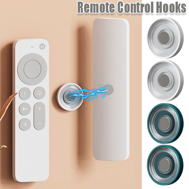 Hook Hisap Magnet Remote Control Model Mewah Ringan/Tempat Penyimpanan Soket Ac/Kait Organizer Rumah