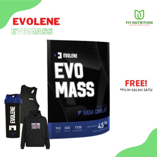 EVOMASS EVOLENE 4.5kg Evo Mass Gainer Whey Protein Evolene