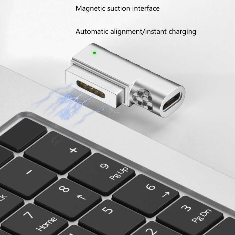 Cre Tipe C Adaptor PD USB Magnetik Untuk 2pro Plug Converter USB C Female Fast Charging Adapter