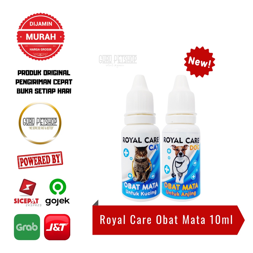 Obat Mata tetes Kucing Royal Care Cat 10 ML Ampuh Mengobati Iritasi Mata