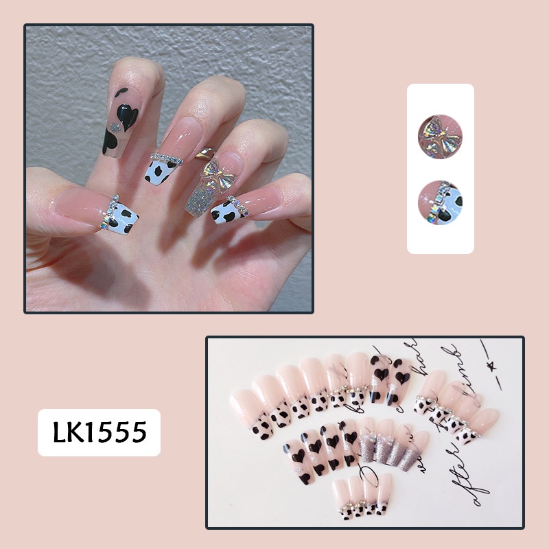 15552pcs DIY Kuku Palsu French Cool Finger Nail Art Stiker Kuku Palsu