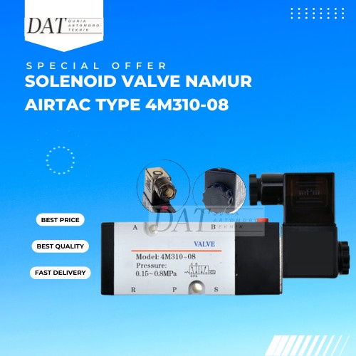 4M310-08 Solenoid Valve Airtac 4M 310-08 Selenoid Namur Type 4M310 08 - Ac 220