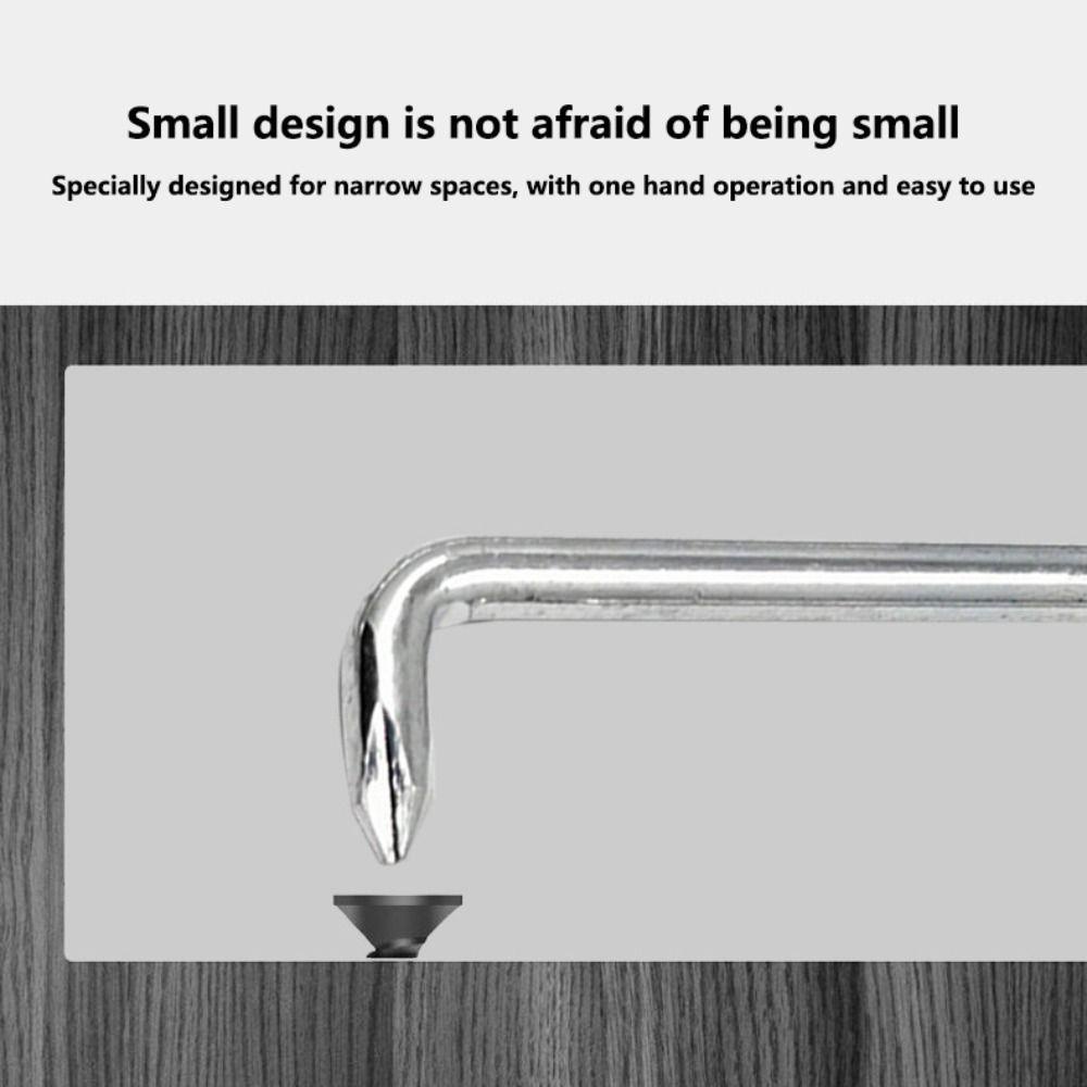 POPULAR Populer 3PCS /Set Obeng Set Portable PH0 PH1 PH2 Lengan Pendek Untuk Fender Narrow Space Tipe L