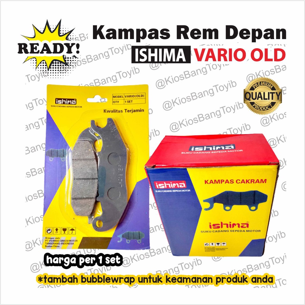 Kampas Rem Depan Discpad Honda Vario OLD VARIO 110 CW (Ishima)