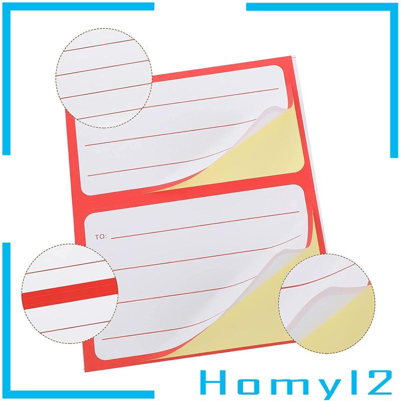 [HOMYL2] Stiker Tag Alamat Surat Universal Dari/Ke Alamat 4.5 x 3.5 inch