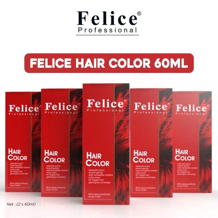 Felice Professional - Merah - Hair Color - MIX COLOR