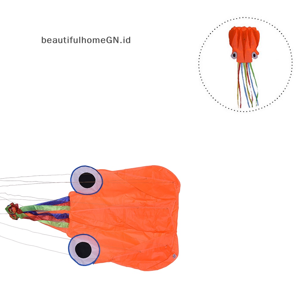 {Cantik} 4m Single Line Stunt Red Octopus Power Sport Flying Kite Mainan Luar Ruangan Penjualan Panas 4m Single Line Stunt Red Octopus Power Sport Layang Terbang Outdoor Mainan Hadiah Lin Tunggal 4M