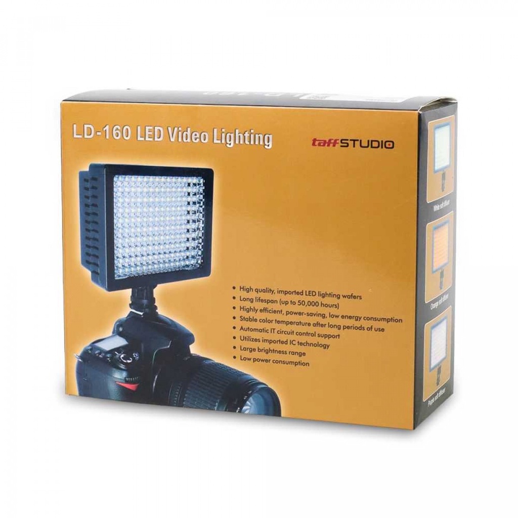 TaffSTUDIO Lightdow Lighting Lampu Kamera 160 LED - LD-160