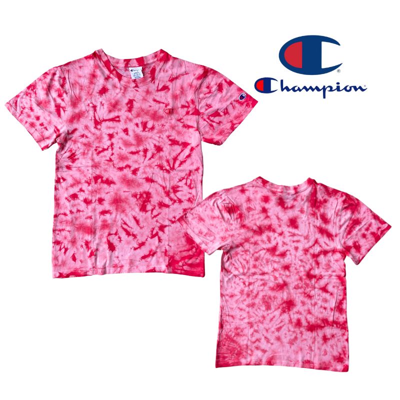 Champion Kaos Tiedye Unisex Wanita Katun ORIGINAL