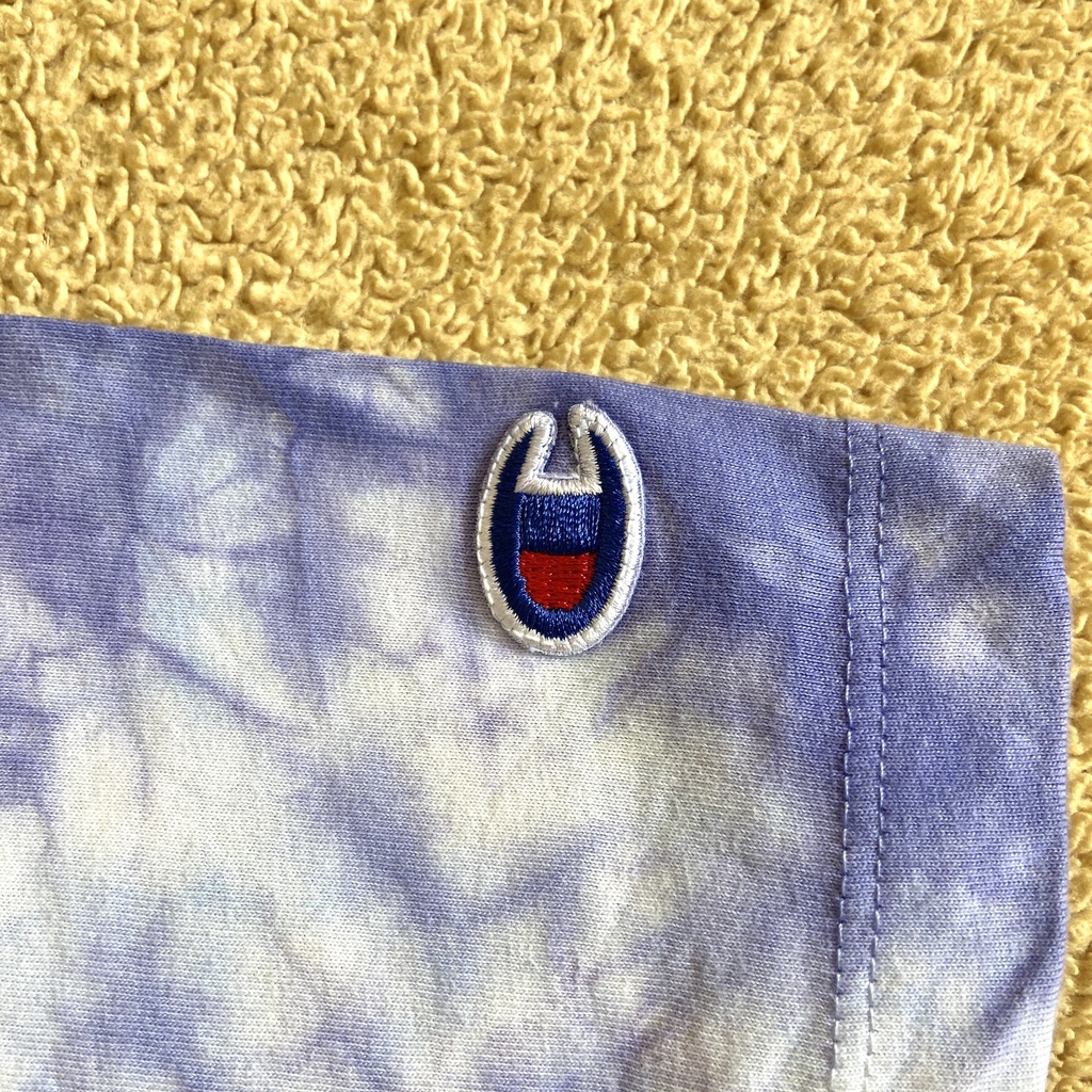 Champion Kaos Crop Top Tiedye Wanita Katun ORIGINAL