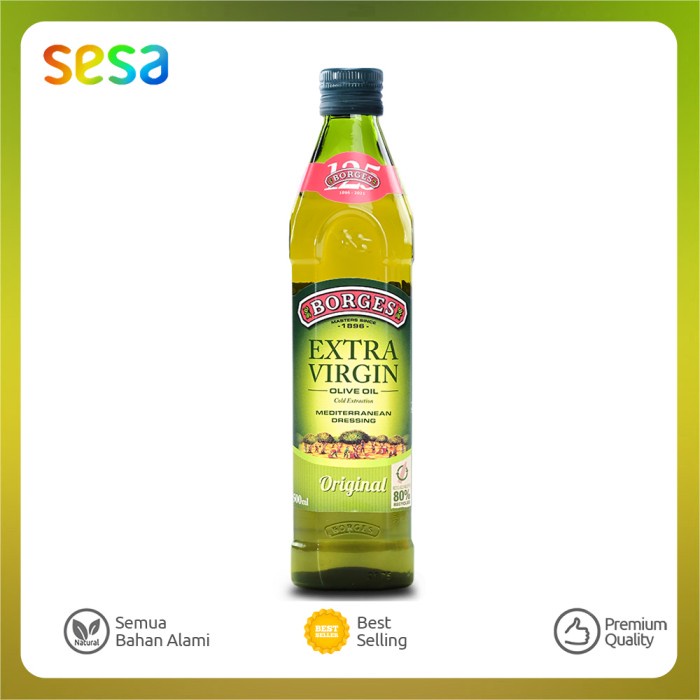 

[BISA COD] Borges Extra Virgin Olive Oil 500 ml