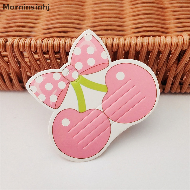 Mornin 50pcs Kartun Cherry Kabel Rambut Hairpin Display Kartu Handmade DIY Perhiasan Paket Karton Klip Rambut Kerajinan Hang Tag Kartu id