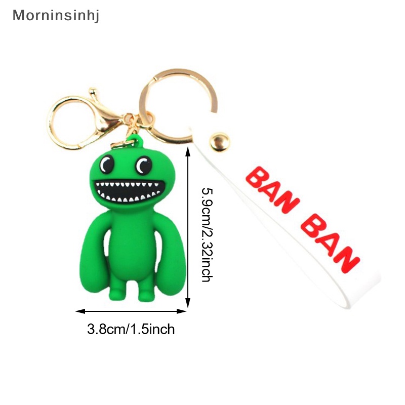 Mornin Lucu Garten of banban plush Karet Lembut Gantungan Kunci Hadiah Teman Pasangan Tas Pesona Kepribadian Kreatif Mobil ban Hijau Gantungan Kunci Ring id