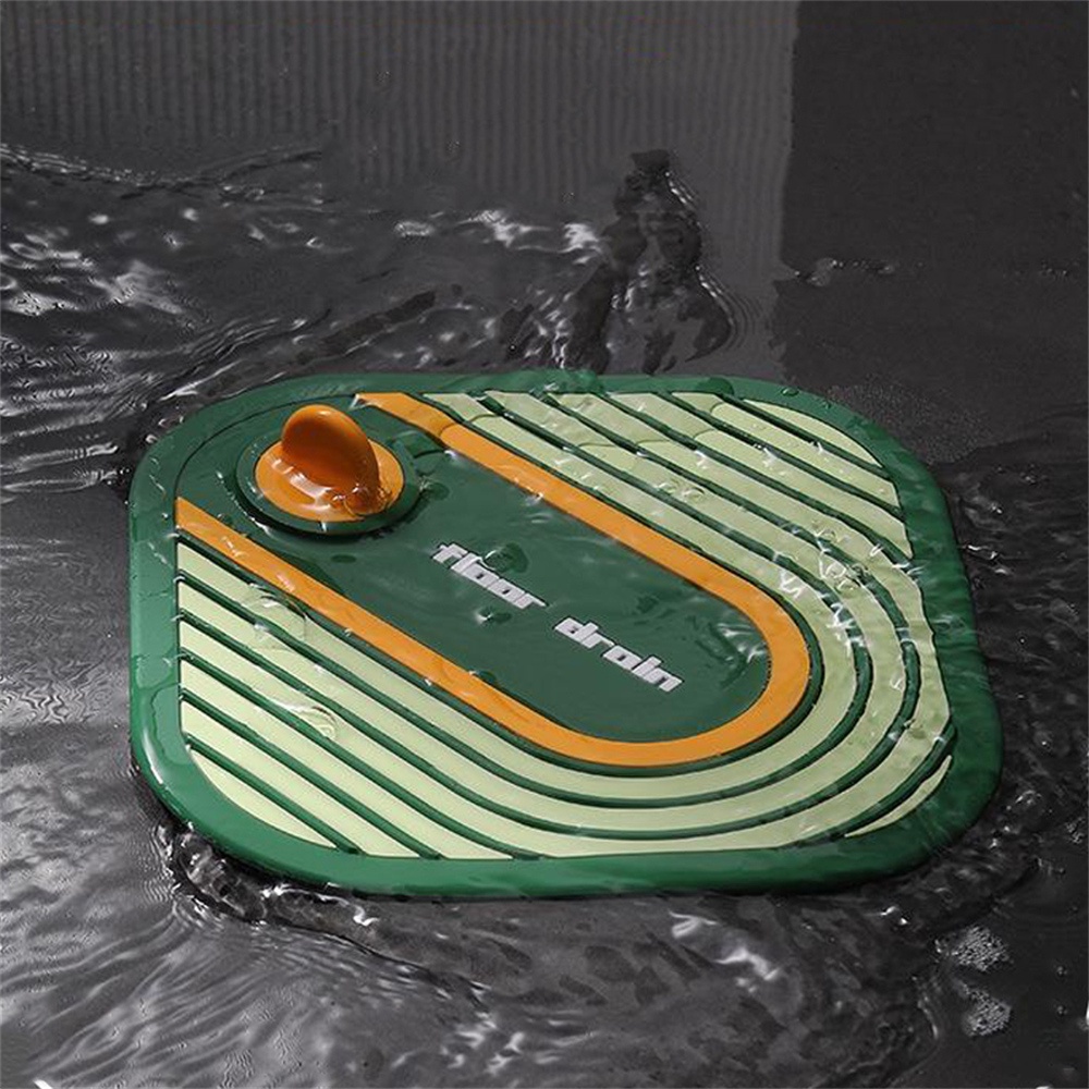 Pad Silikon Lantai Drain Bantalan Kamar Mandi Anti-serangga Bau Selokan Penutup Air Rambut Stopper Filter Saluran Pembuangan Lantai Pembuangan Pewangi Dapur Serangga Bukti Penyegelan Topi