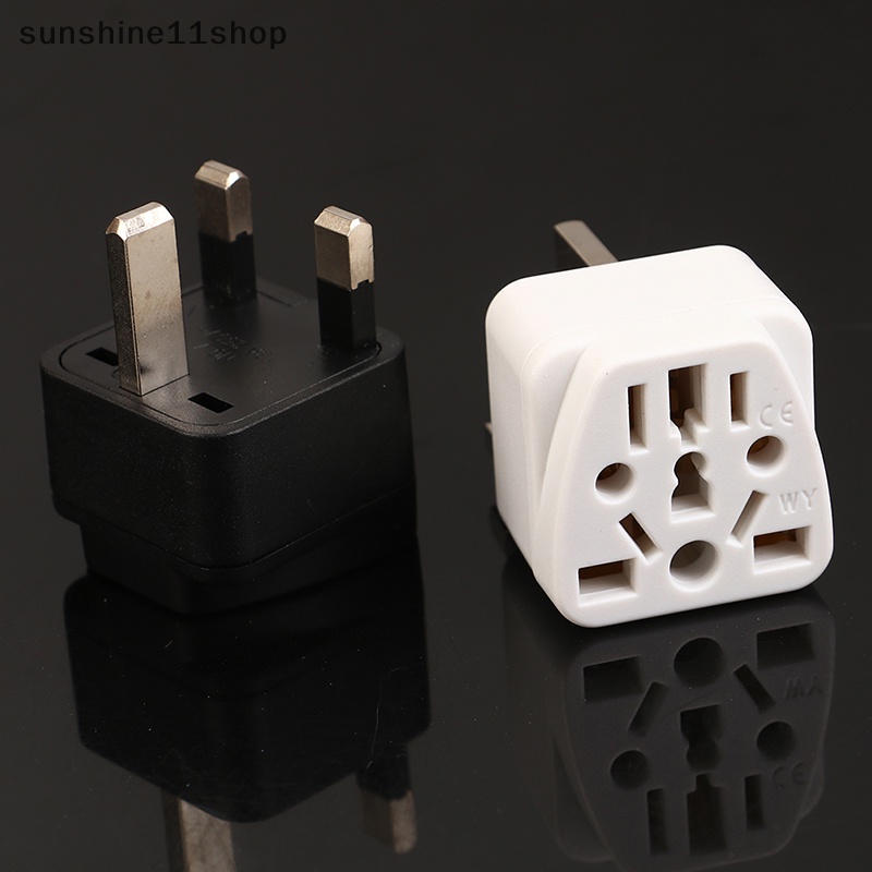 Sho Adaptor Colokan UK EU AU US Ke UK Universal Travel Plug Adapter US AU Ke UK Stop Kontak Listrik Power Converter Charger Stopkontak AC N