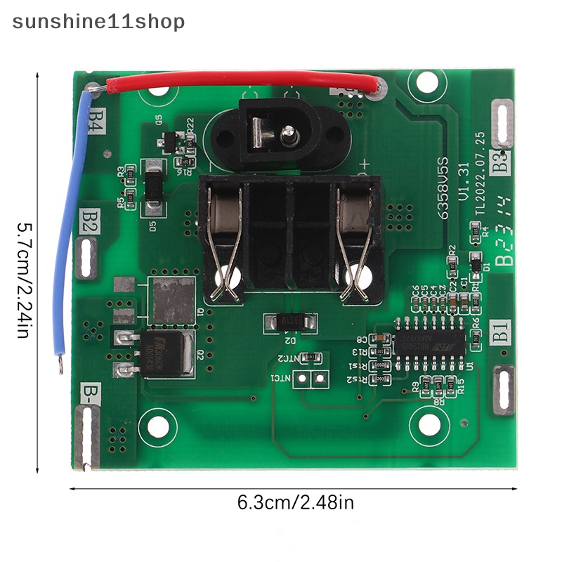 Sho 21v Bms 5s 20A Listrik Angle Grinder 3.7V Li Ion Perlindungan Papan PCB Bor Aksesoris N