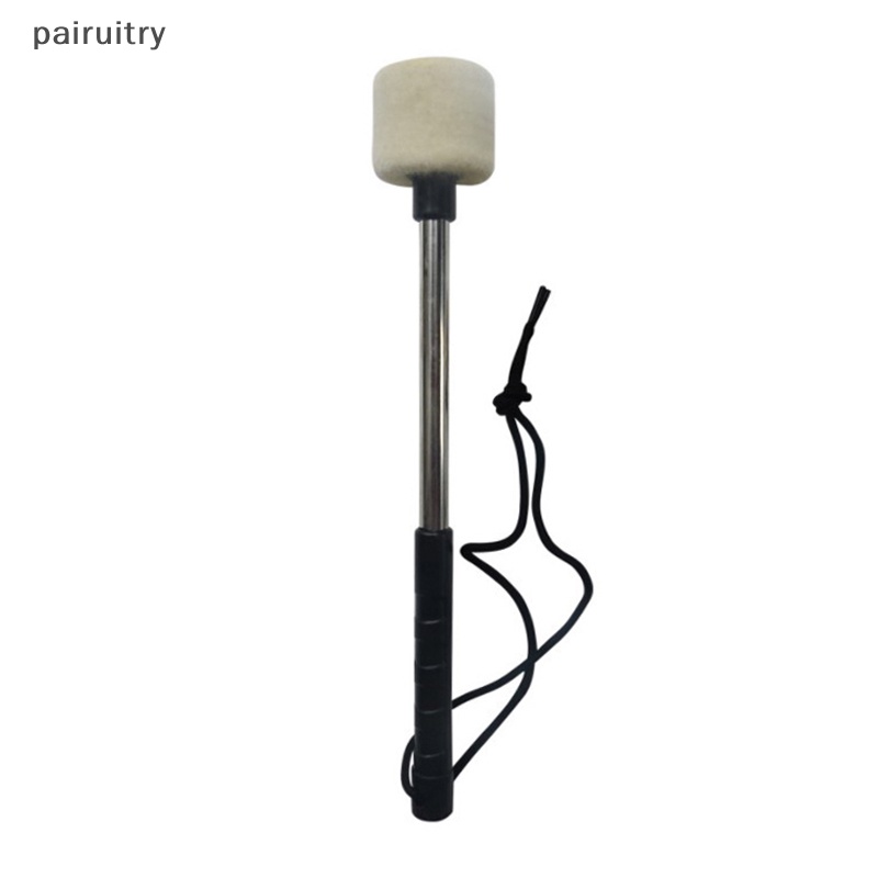 Prt 1Pcs Bass Drum Palu Felt Head Perkusi Palu Timpani Stik Dengan Gagang Stainless Steel PRT