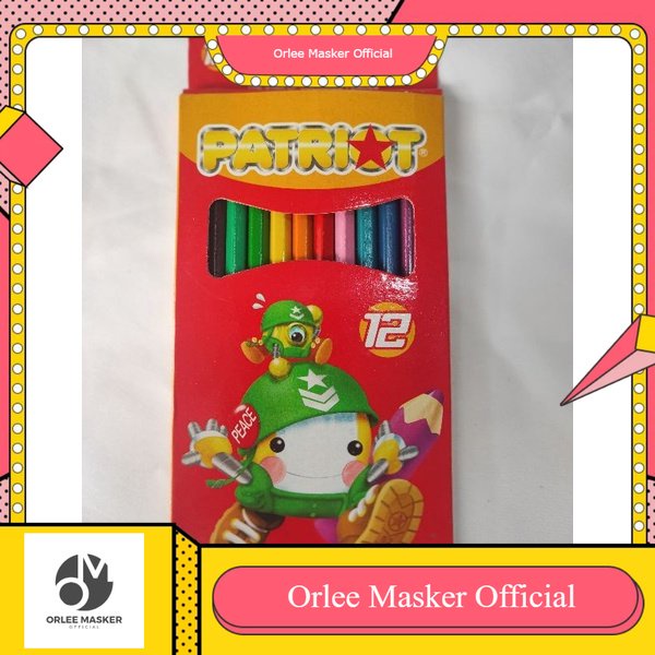 

pensil warna panjang PATRIOT isi 12, kwalitas bagus