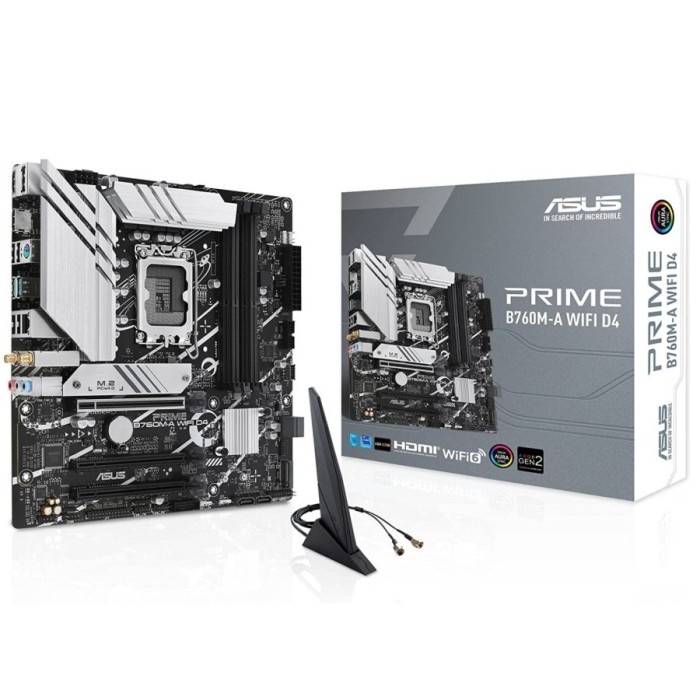 ASUS PRIME B760M-A WIFI D4 LGA 1700 B760 DDR4 USB 3.2 TYPE-C SATA3