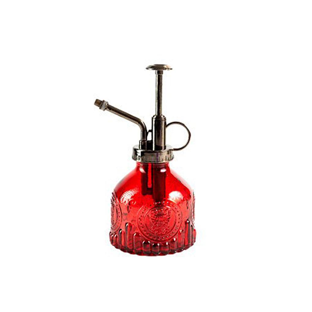 Glass Embossed Watering Can Air Pressure Semprotan Gaya Retro Kecil Ketel Bunga Penyiram Vintage Untuk Halaman Taman