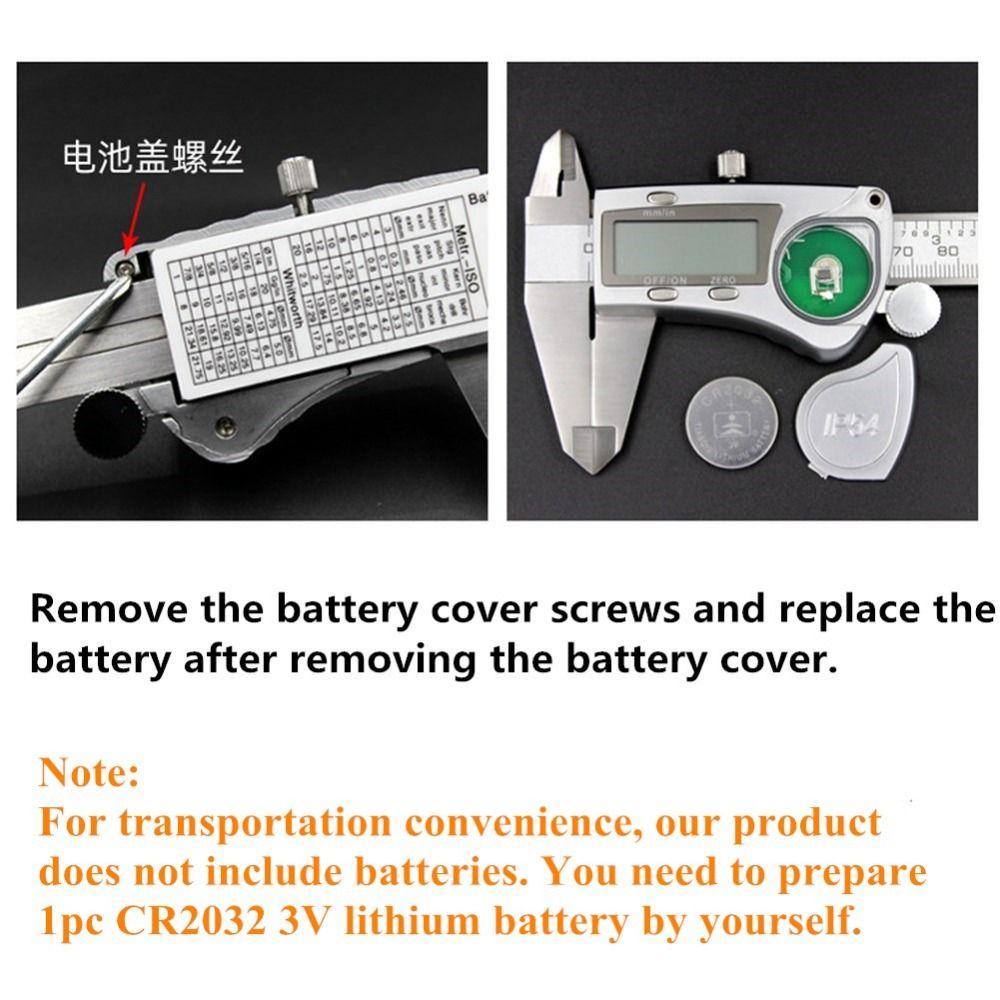 POPULAR Populer Jangka Sorong Digital Logam Elektronik Vernier Caliper Digital Caliper Alat Ukur Jangka Sorong Digital 6inch IP54 Jangka Sorong Anti Air